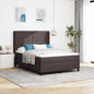 Boxspring Bed Met Matras Stof Donkerbruin
