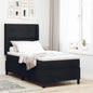 Boxspring Bed Met Matras Met Hoofdeinde Stof Zwart