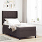 Boxspring Bed Met Matras Stof Donkerbruin
