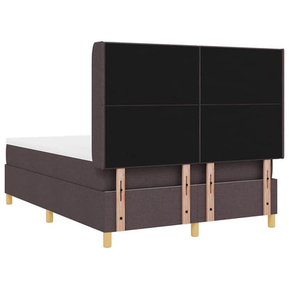 Boxspringbed Met Matras Stof Donkerbruin