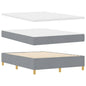 Boxspringbed Met Matras Stof Lichtgrijs