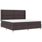 Boxspringbed Met Matras Stof Donkerbruin