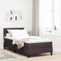 Boxspring Bed Met Matras Stof Donkerbruin