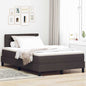 Boxspring Bed Met Matras Stof Donkerbruin