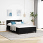 Boxspring Bed Met Matras Met Hoofdeinde Stof Zwart