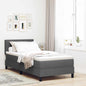 Boxspring Bed Met Matras Stof Donkergrijs