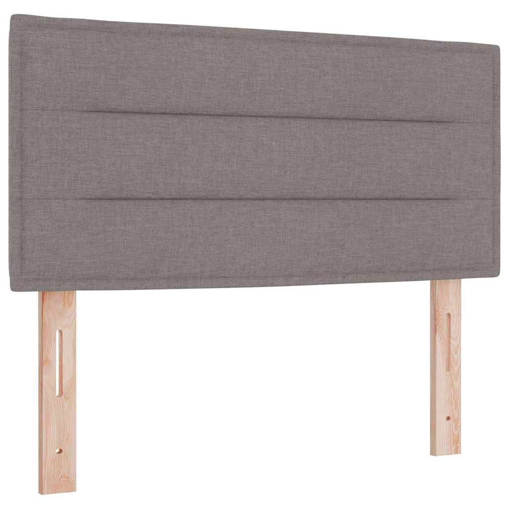Boxspring Bed Met Matras Met Hoofdeinde Stof Taupe