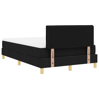 Boxspring Bed Met Matras Met Hoofdeinde Stof Zwart