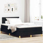 Boxspring Bed Met Matras Met Hoofdeinde Stof Zwart