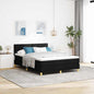 Boxspring Bed Met Matras Met Hoofdeinde Stof Zwart