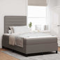 Boxspring Bed Met Matras Met Hoofdeinde Stof Taupe