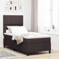 Boxspring Bed Met Matras Stof Donkerbruin