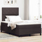 Boxspring Bed Met Matras Stof Donkerbruin