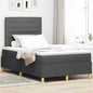 Boxspring Bed Met Matras Stof Donkergrijs