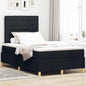 Boxspring Bed Met Matras Met Hoofdeinde Stof Zwart