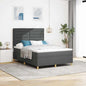 Boxspring Bed Met Matras Stof Donkergrijs