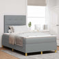 Boxspring Bed Met Matras Stof Lichtgrijs