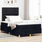 Boxspring Bed Met Matras Met Hoofdeinde Stof Zwart
