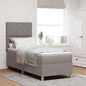 Boxspring Bed Met Matras Met Hoofdeinde Stof Taupe