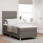 Boxspring Bed Met Matras Met Hoofdeinde Stof Taupe