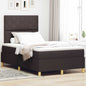 Boxspring Bed Met Matras Stof Donkerbruin