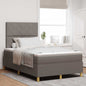 Boxspring Bed Met Matras Met Hoofdeinde Stof Taupe