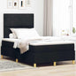 Boxspring Bed Met Matras Met Hoofdeinde Stof Zwart