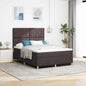 Boxspring Bed Met Matras Stof Donkerbruin