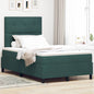 Boxspring Bed Met Matras Fluweel Donkergroen