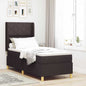 Boxspring Bed Met Matras Bruin Stof Donkerbruin