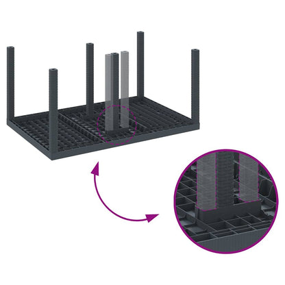 Tuin Eetset 5 Pcs Polt Riet