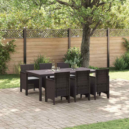 Tuin Eetset 7 Pcs Polt Riet