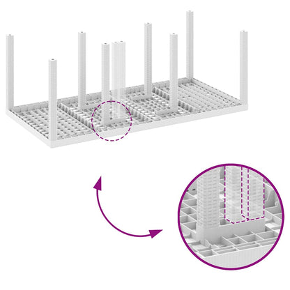 Tuin Eetset 7 Pcs Polt Riet