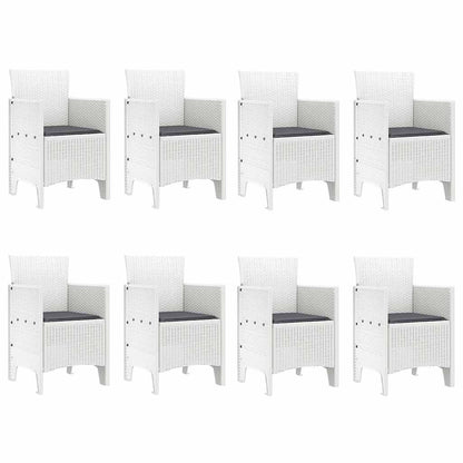 Tuin Eetset 9 Pcs Polt Riet