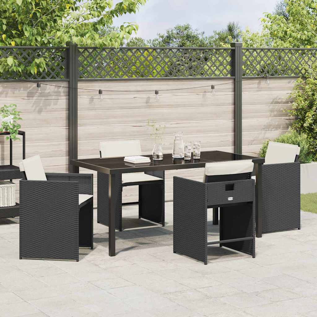 Tuin Eetset 5 Pcs Poly Rattan