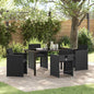 Tuin Eetset 5 Pcs Poly Rattan