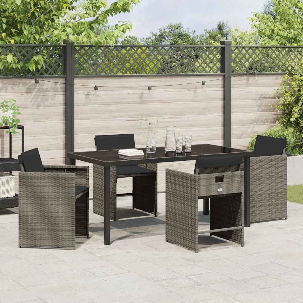 Tuin Eetset 5 Pcs Poly Rattan