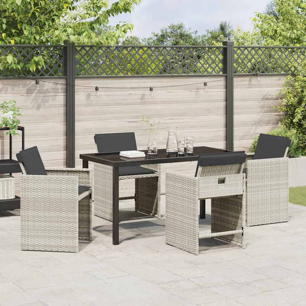Tuin Eetset 5 Pcs Poly Rattan