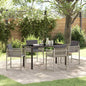 Tuin Eetset 5 Pcs Poly Rattan