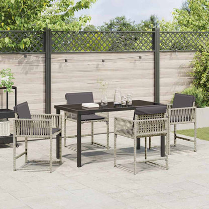 Tuin Eetset 5 Pcs Poly Rattan