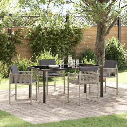 Tuin Eetset 5 Pcs Poly Rattan
