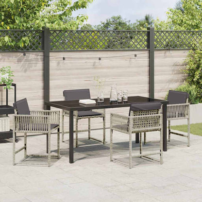 Tuin Eetset 5 Pcs Poly Rattan