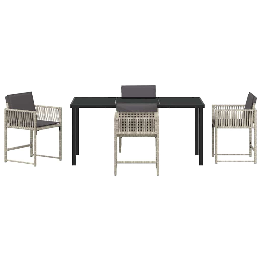 Tuin Eetset 5 Pcs Poly Rattan