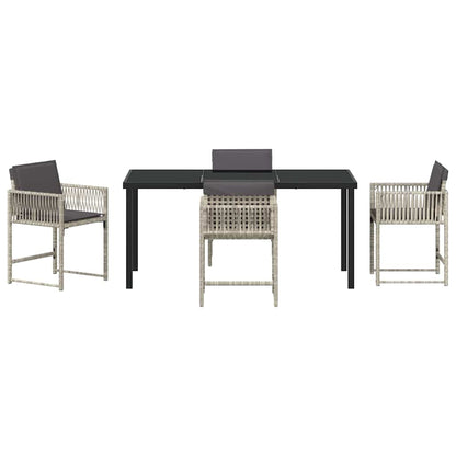 Tuin Eetset 5 Pcs Poly Rattan