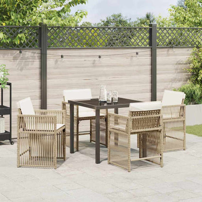 Tuin Eetset 5 Pcs Poly Rattan