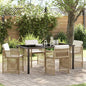 Tuin Eetset 5 Pcs Poly Rattan