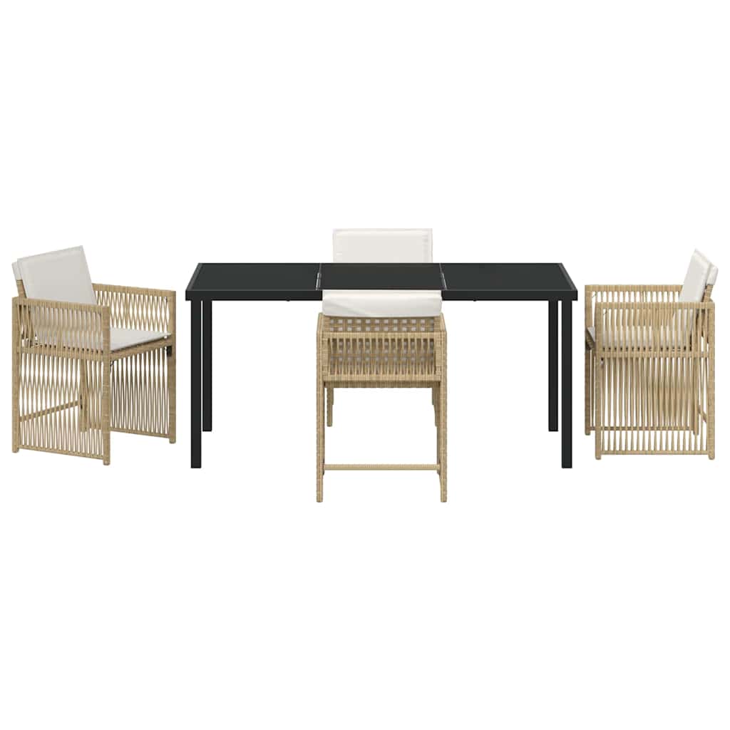 Tuin Eetset 5 Pcs Poly Rattan