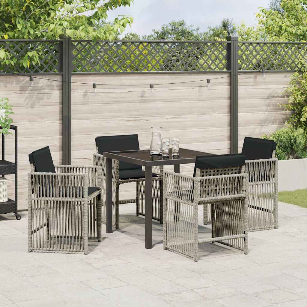 Tuin Eetset 5 Pcs Poly Rattan