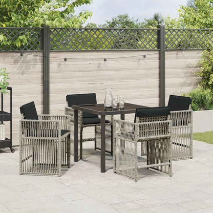 Tuin Eetset 5 Pcs Poly Rattan