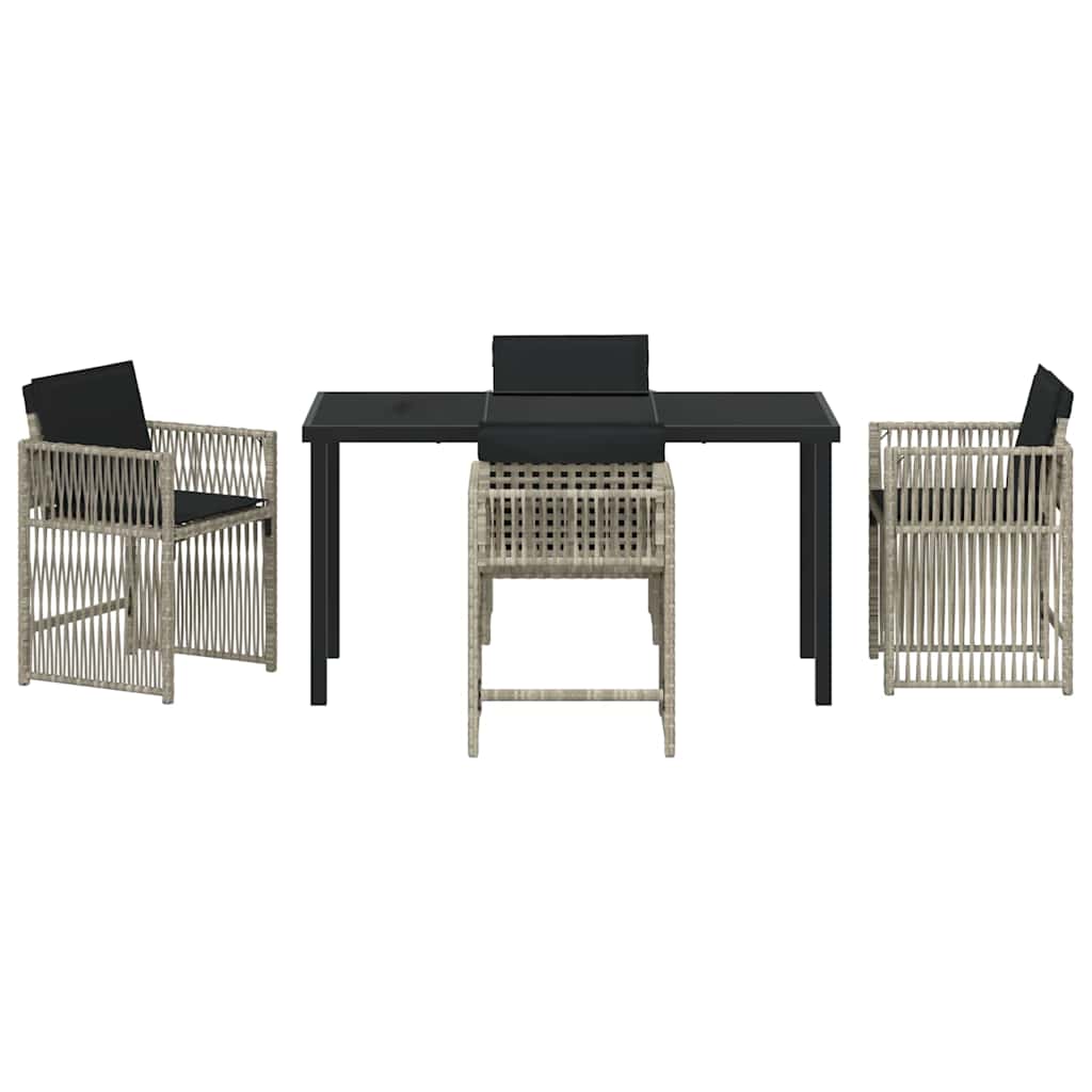 Tuin Eetset 5 Pcs Poly Rattan